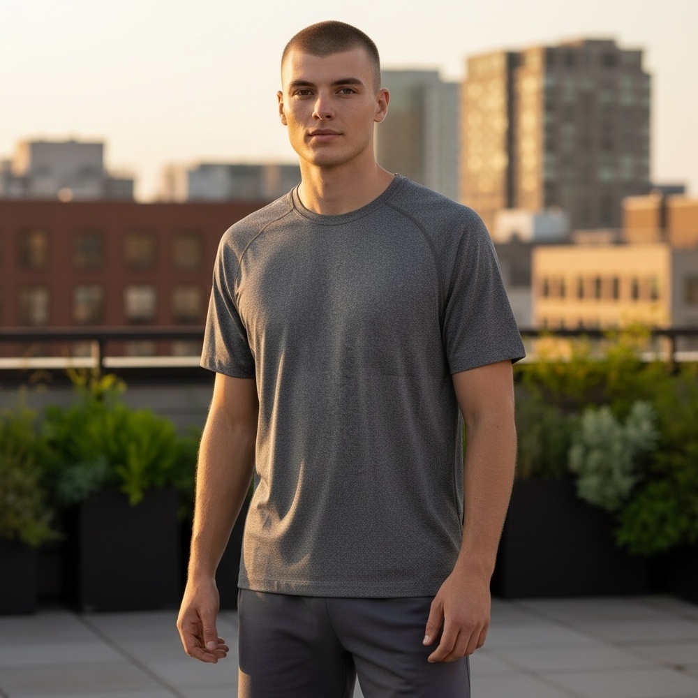 Lululemon Men’s Metal Vent Tech Shirt 2.0/ Deep Coal/Black/ Sz Small/ NWOT - Picture 2 of 4